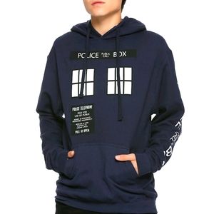 13th DOCTOR WHO TARDIS HOODIE- HOT TOPIC 🫐